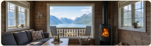 Hytte interi&oslash;r